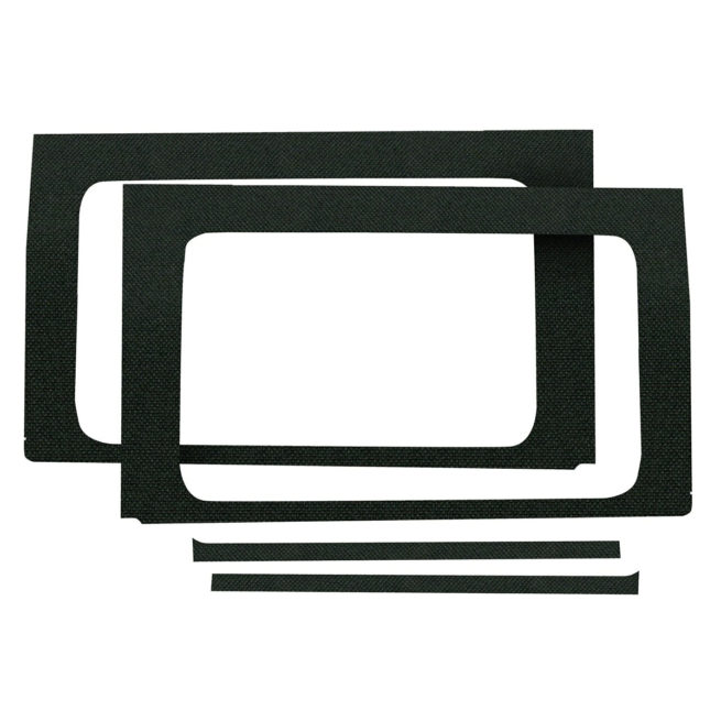 Jeep JL 4 DR 18-   Side Window Black  4pc