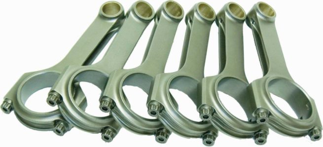 Toyota 4340 Forged H-Beam Rods 5.590