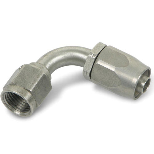 6an 90-Deg Hose End Stainless Steel