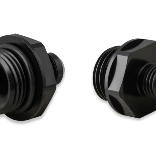 6an Oil Cooler Adapter 2pk - Black