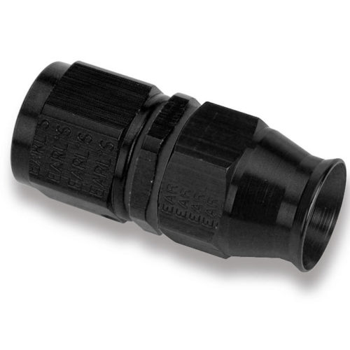 #6 Alum TFE Hose End Black