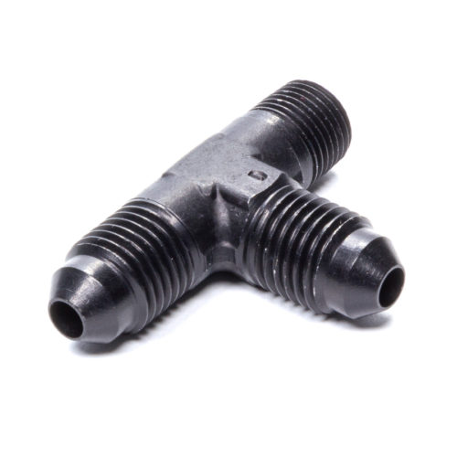 Adapter Fitting Tee NPT on Run 4an to 1/8 NPT