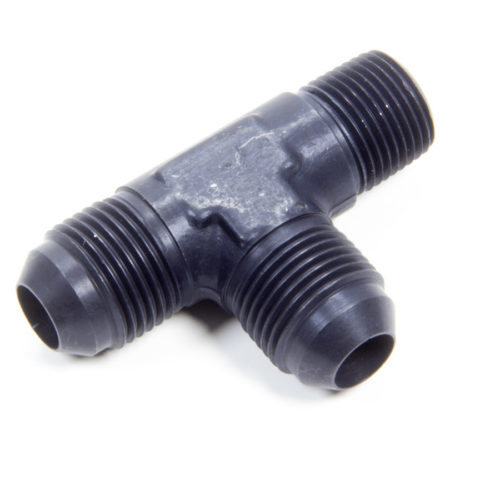 Adapter Fitting Tee NPT on Run 8an to 3/8 NPT
