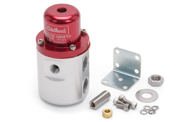 Fuel Pressure Regulator Carb Style 160GPH Red