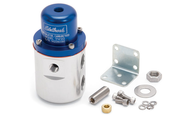 Fuel Pressure Regulator Carb Style 160GPH Blue