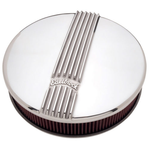 Billet Alum. Single Carb A/C - Small Round
