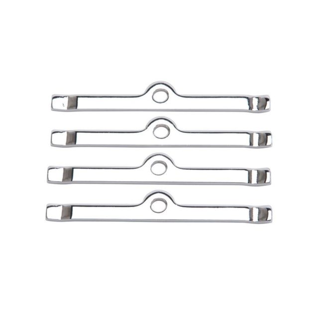 Chrome V/C Hold-Down Tabs - 4pcs.