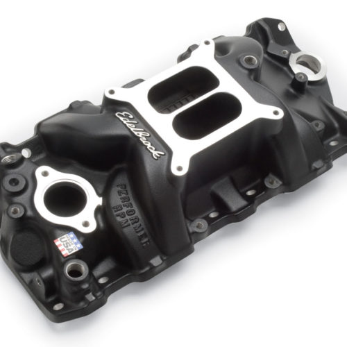 SBC Performer RPM Manifold - Black