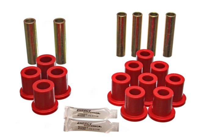 Ford Complete Spring & Shackle Set Red