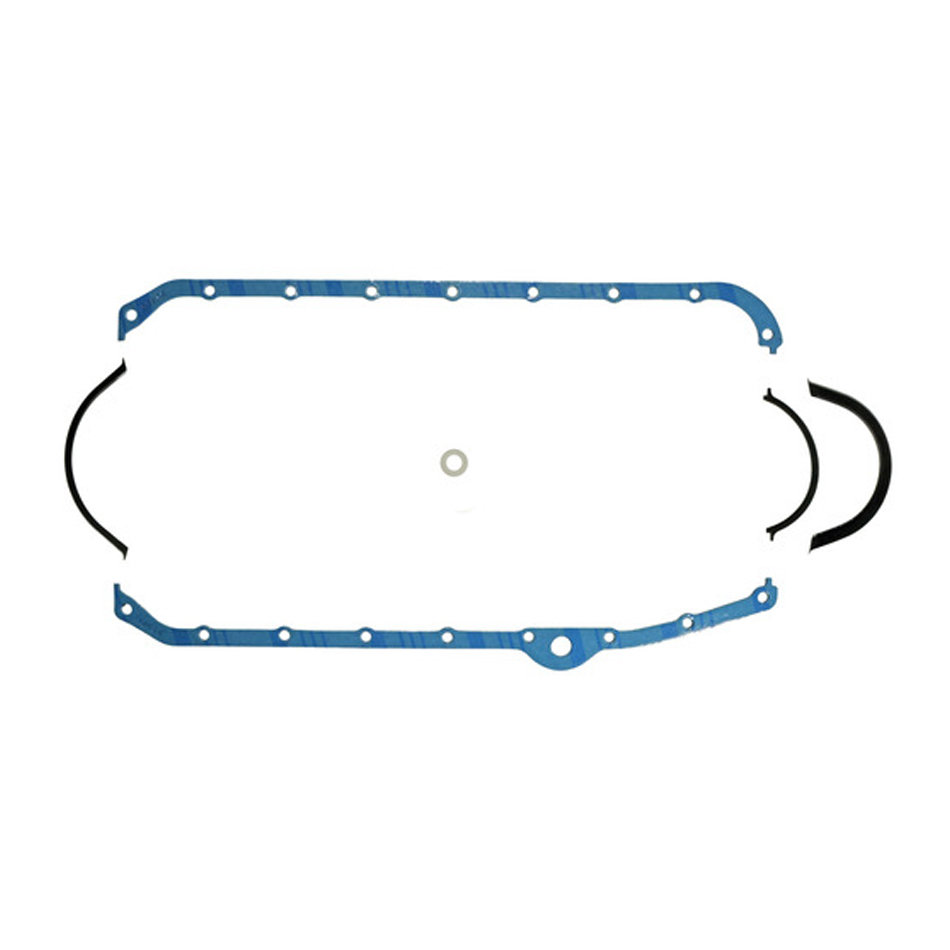 thumbnail image 2 of SBC Oil Pan Gasket - 1PC Rubber Gasket For Pre-1979 Chevy Small Block Engines 265, 283, 327, 350, 400 CID (with Driver Side Dipstick) 2 of 11