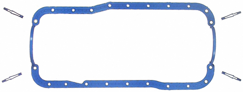 Oil Pan Gasket Set PermaDry One Piece Rubbr
