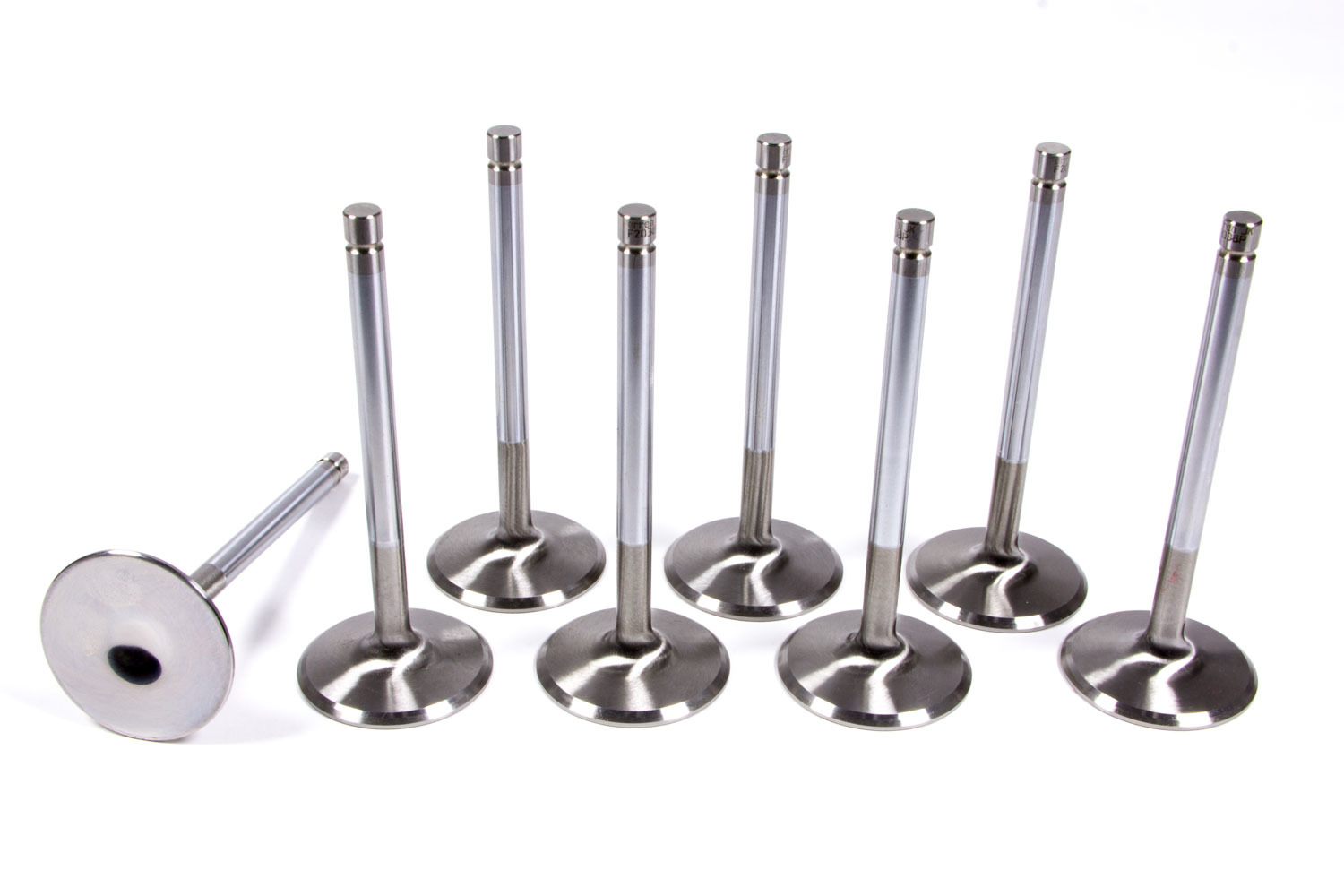 Speedmaster Stainless Steel Intake Valves – Chevy SBC 350, 2.080" +.100, 11/32 Stem – Set Of 8 (PCE273.1008)