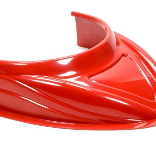 MD3 Hood Scoop 5in Tall Flat Red