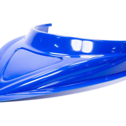 MD3 Hood Scoop 3in Tall Curved Chevron Blue