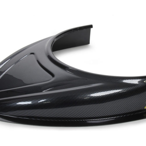 MD3 Hood Scoop 3in Tall Flat Carbon Fiber Look