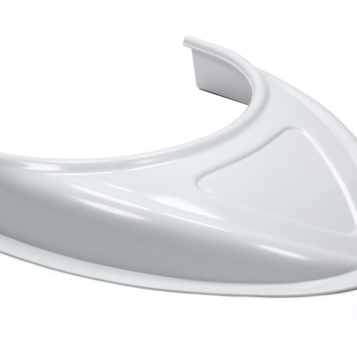 MD3 Hood Scoop 3in Tall Flat White
