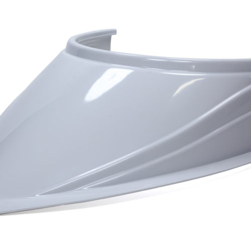 MD3 Hood Scoop 5in Tall Curved White