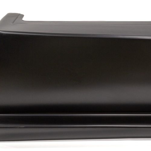 Bumper Cover Rear Truck Black Left Side