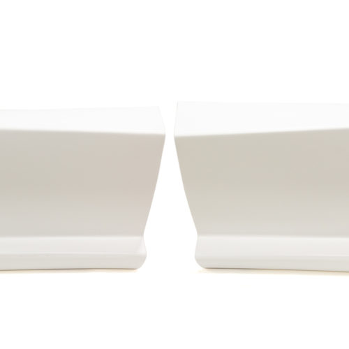 Bumper Cover Rear Truck White