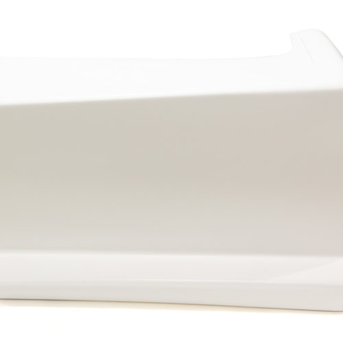 Bumper Cover Rear Truck White Right Side