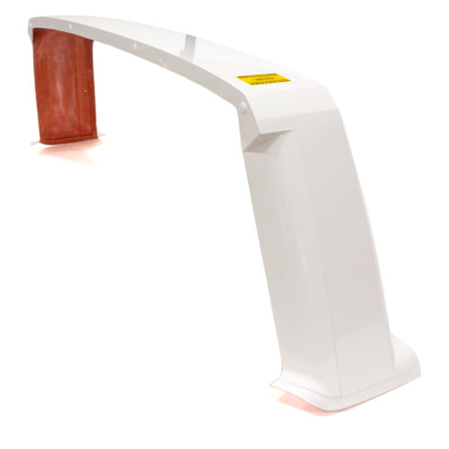 2019 Truck Greenhouse Rear Composite White