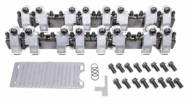 SBC Shaft Rocker Arm Kit - 1.6/1.5 Ratio