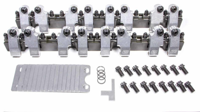 SBC Shaft Rocker Arm Kit - 1.6/1.5 Ratio