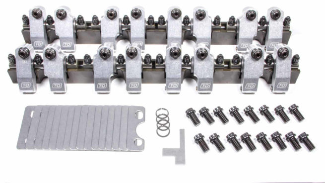 SBC Shaft Rocker Arm Kit - 1.65/1.55 Ratio