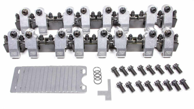 SBC Shaft Rocker Arm Kit - 1.6/1.6 Ratio