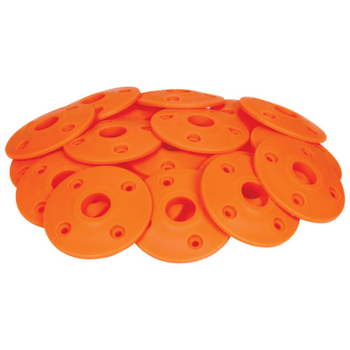 Allstar Performance Scuff Plate Plastic Fluorescent Orange 25pk