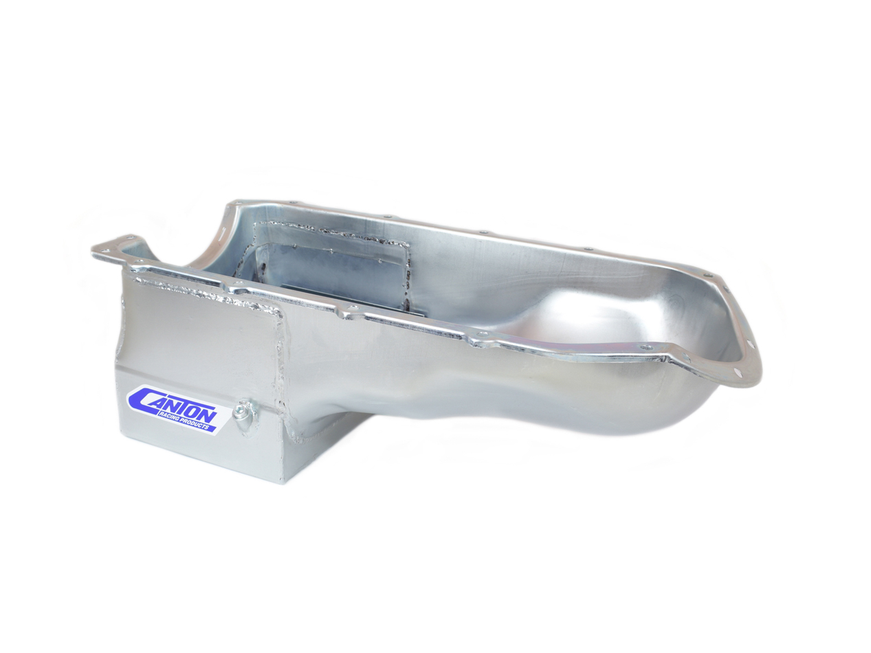 thumbnail image 2 of CFR Raw Steel 5-Quart Oil Pan For Pontiac V8 – GTO, Trans Am, Firebird (HZ-9337-R) 2 of 3