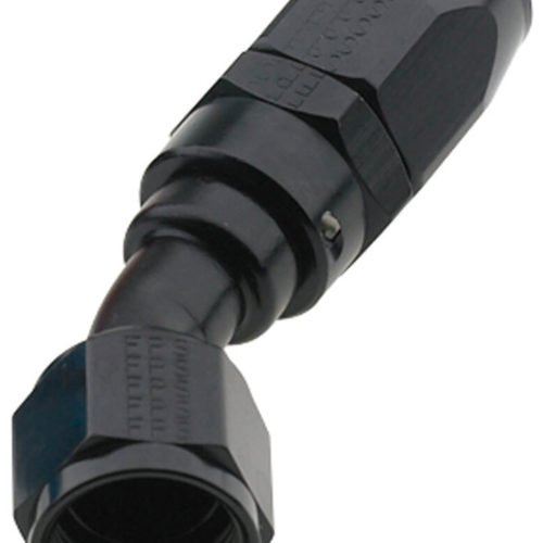 Hose Fitting #12 30 Deg Pro-Flow Black
