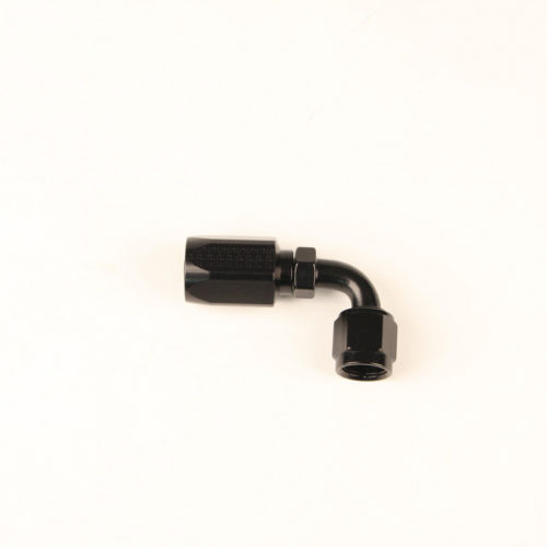 #6 x 90 Degree Hose End Aluminum Black Only