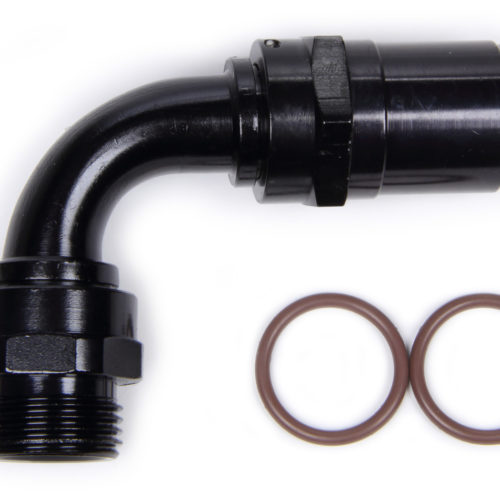 #12 Race-Rite Crimp-On Hose End 90-Degree