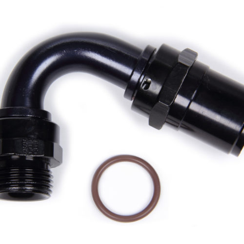 #12 Race-Rite Crimp-On Hose End 120-Degree