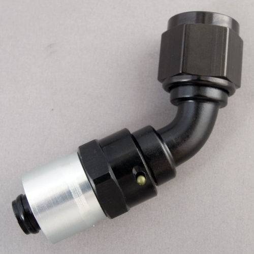 #6 45-Deg Crimp Hose Fitting