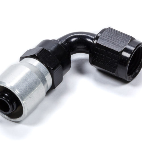 #4 90-Deg Crimp Hose Fitting