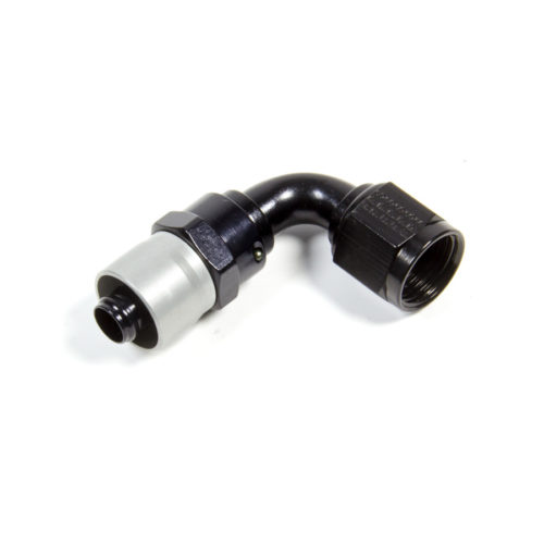 #8 90-Deg Crimp Hose Fitting