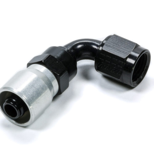 #12 90-Deg Crimp Hose Fitting