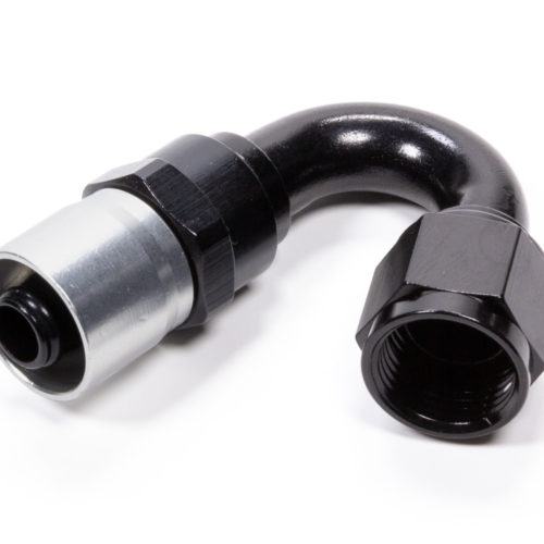 #8 150-Deg Crimp Hose Fitting