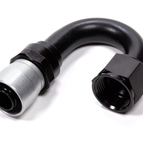 #12 180-Deg Crimp Hose Fitting