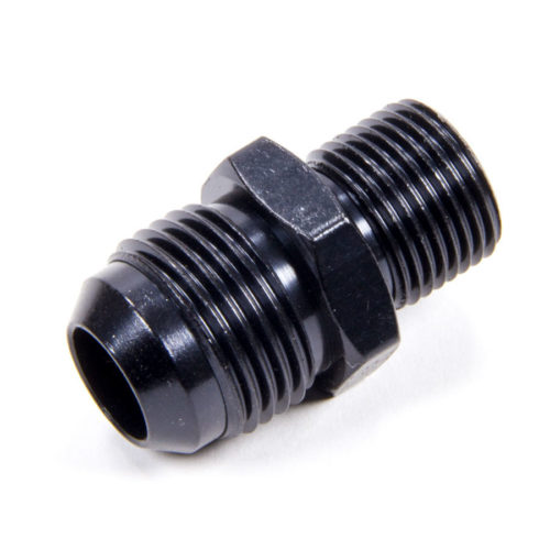 Straight Adapter Fitting #10 x 18mm x 1.50 Black