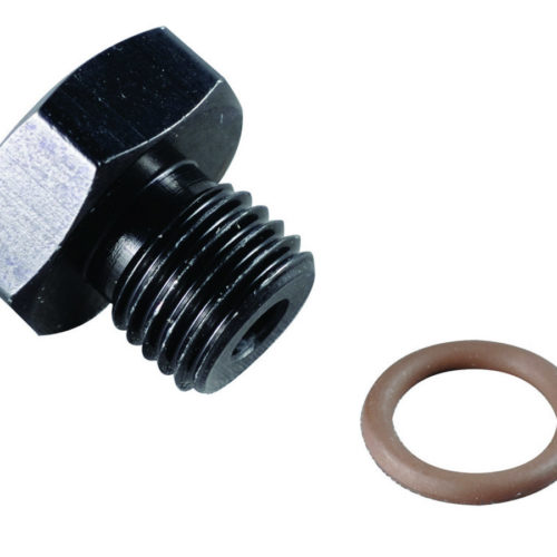 #6 Port Plug 9/16-18 Black