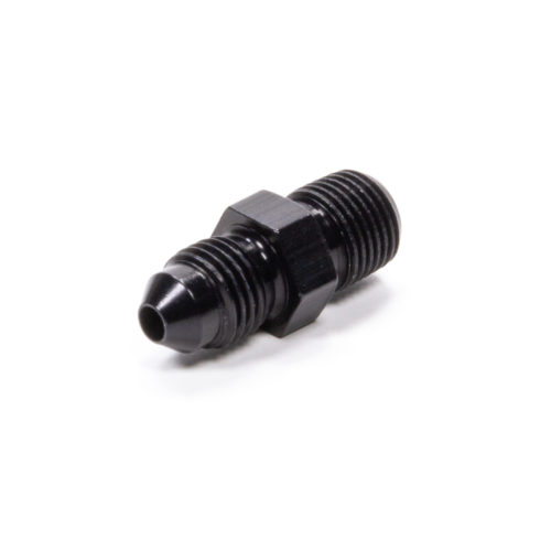 #4 x 1/16 MPT Straight Adapter Fitting Black