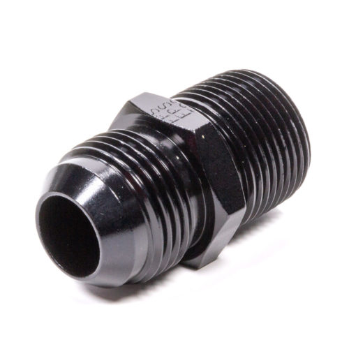 Straight Adapter Fitting #12 x 1/2 MPT Black