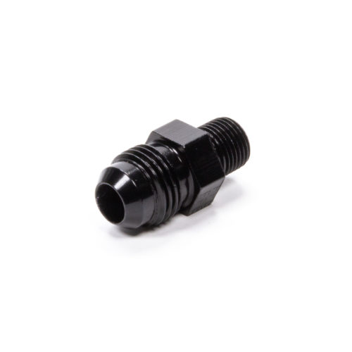 Straight Adapter Fitting #6 x 1/8 MPT Black