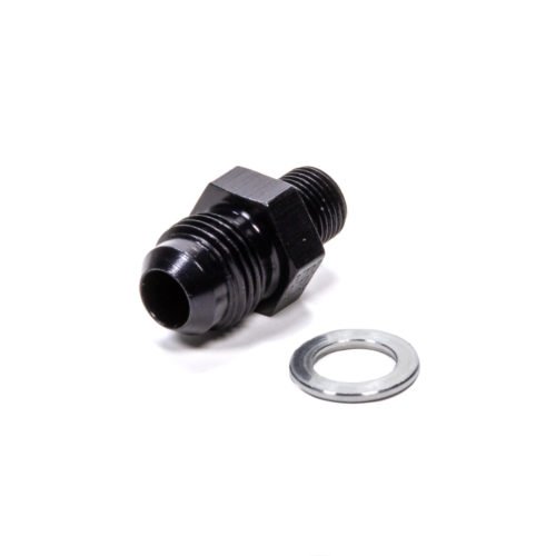 #6 x 1/8NPS Transmission Adapter Fitting Black