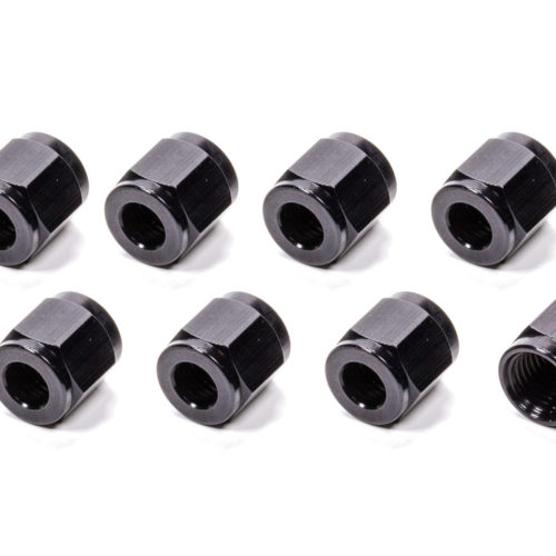 #6 Aluminum Tube Nuts (10pk) Black