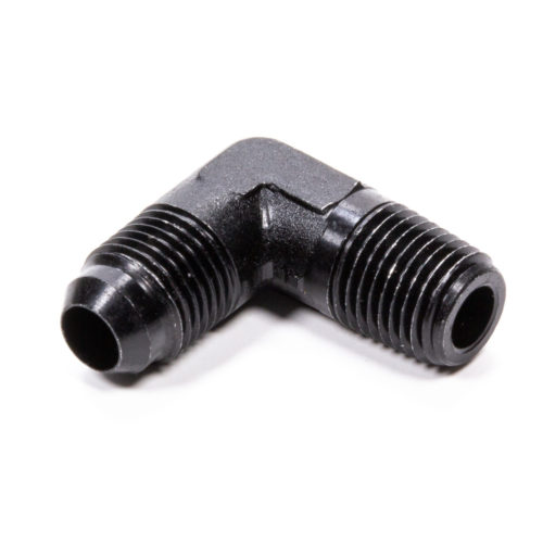 90 Deg Adapter Fitting #6 x 1/4 MPT Black