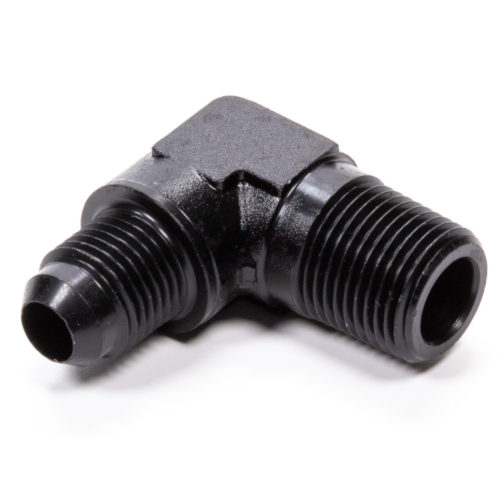 90 Deg Adapter Fitting #6 x 1/2 MPT Black